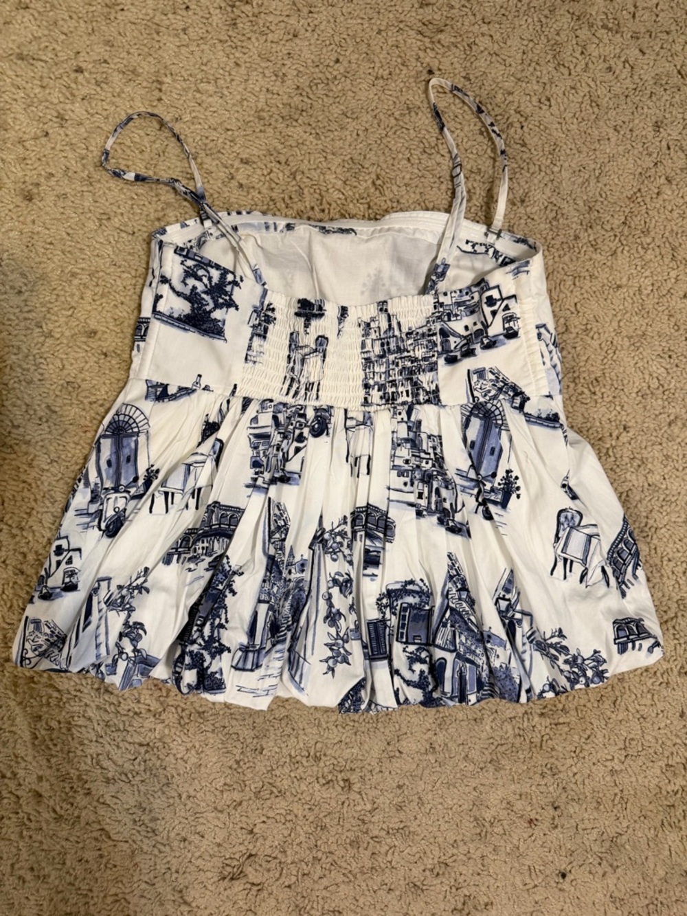 Abercrombie & Fitch Women's Strapless Bubble Hem top Size XS - Picture 2 of 4
